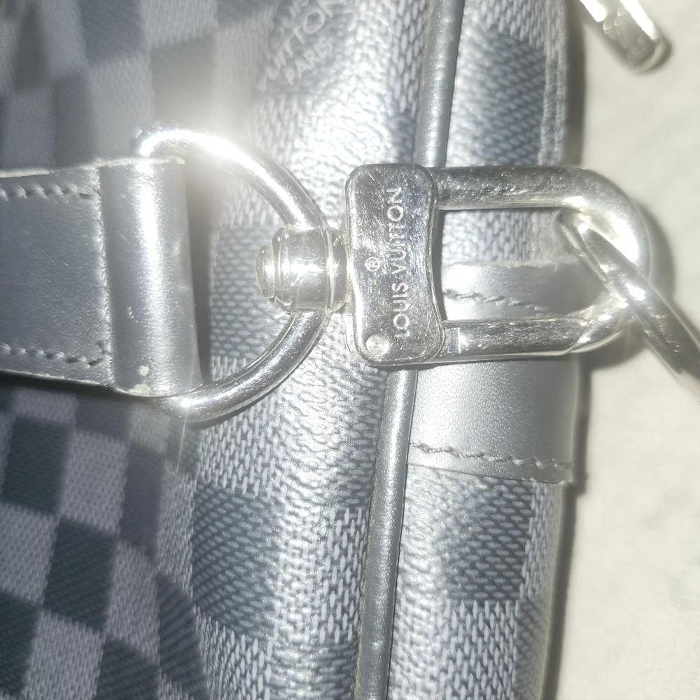 Black Louis Vuitton Messenger Bag